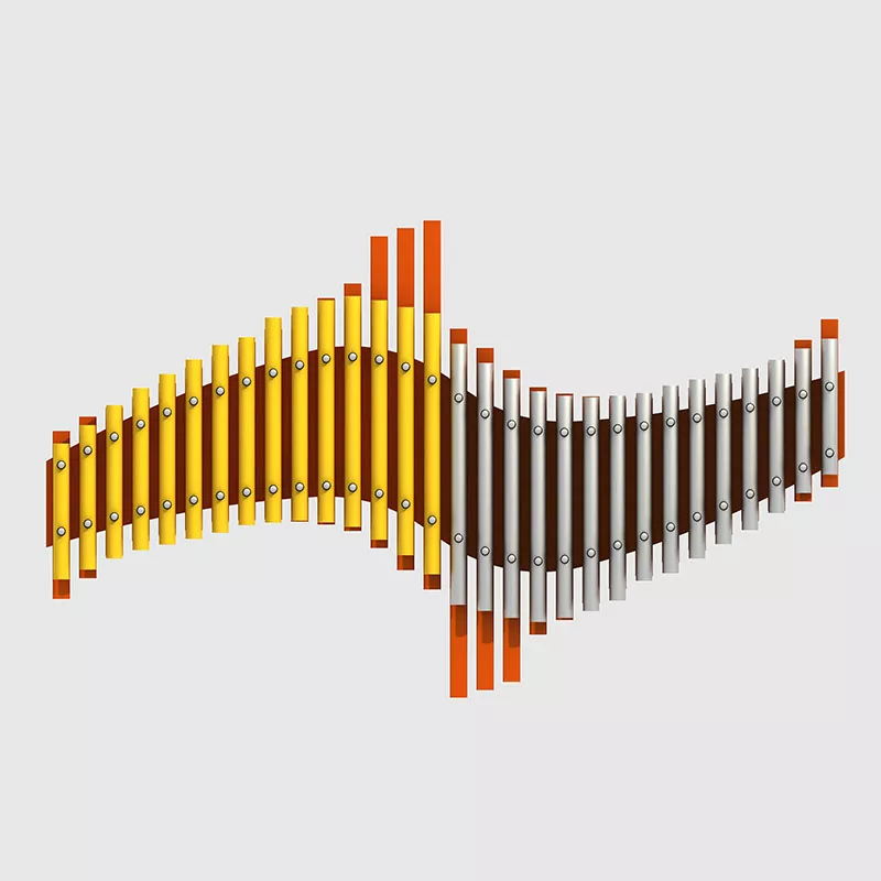 Ống tay sân chơi hợp kim nhôm Nhạc cụ ngoài trời