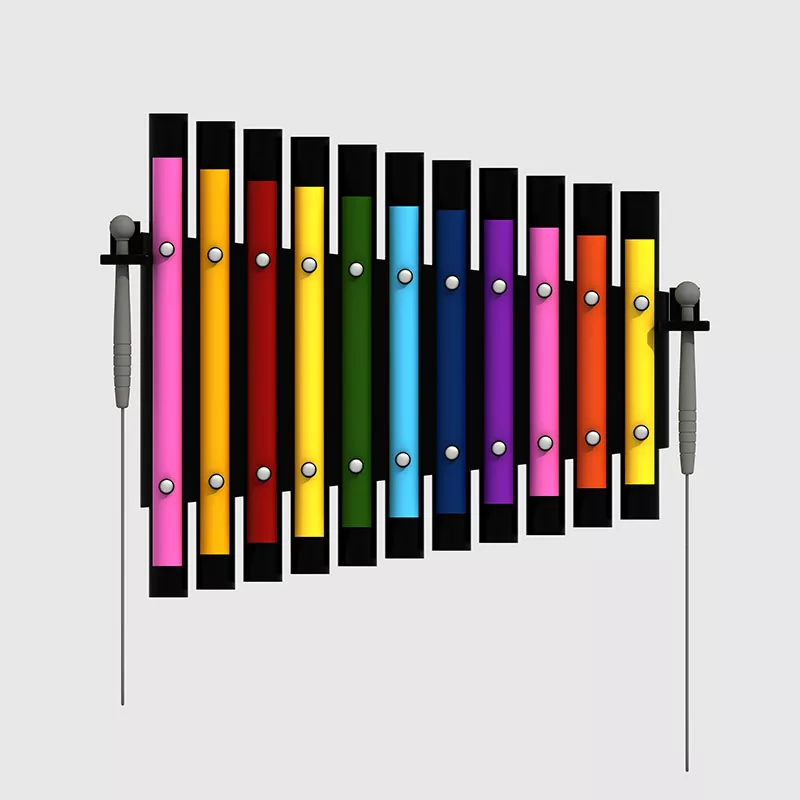 Nhạc cụ đồ chơi bộ gõ bằng kim loại treo tường